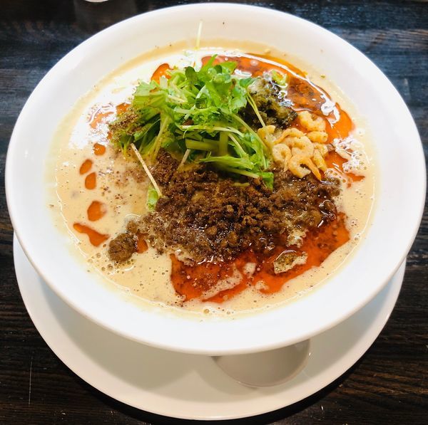 「担々麺（固め3辛2痺￥890）」@四川担担麺 阿吽 浅草店の写真