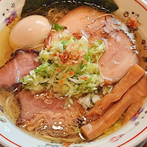 「塩ラーメン730 一楽のせ220」@中華そば 一楽の写真
