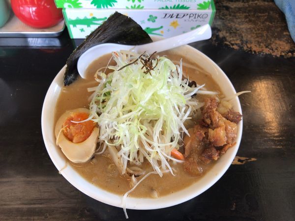 「札幌らーめん(750円)+餃子(180円)」@北海道らーめん小林屋 茅ヶ崎店の写真