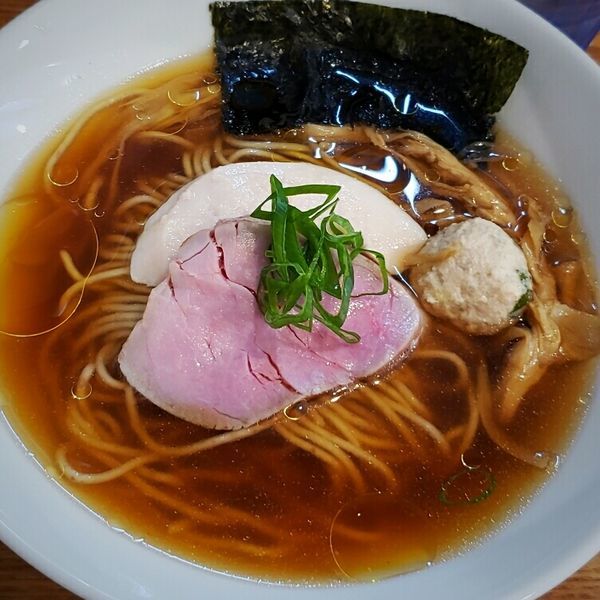 「地鶏（醤油）７５０円」@自家製麺 純の写真