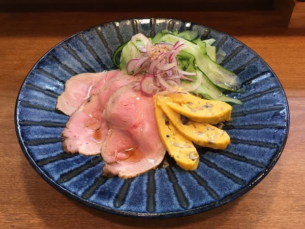 「キリン一番搾り生中瓶 → 冷やし中華」@らぁめん山と樹の写真