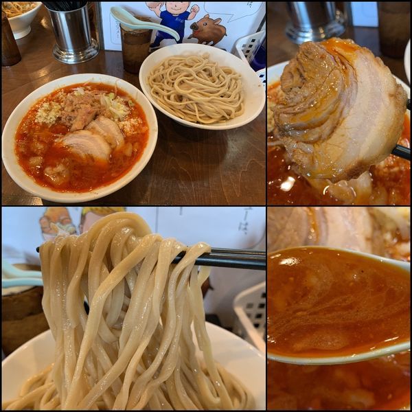 「小つけ麺¥850+ショウガ¥50（ニンニク・アブラ）」@麺屋 歩夢の写真