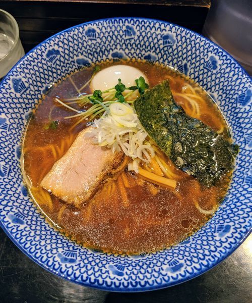 「味玉中華そば(醤油)　790円」@中華そば 薫風の写真