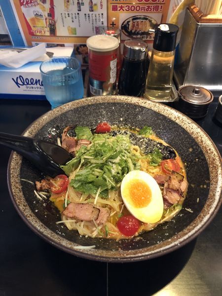 「ピリ辛冷やしトマト麺」@北海道らーめん 味源 立川北口店の写真