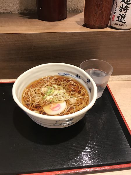 「かけそば330円」@そばいち エキュート赤羽店の写真