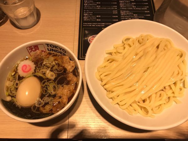 「特製つけめんライト(Mサイズ) ¥1,100」@TOKYO UNDER GROUND RAMEN 頑者の写真