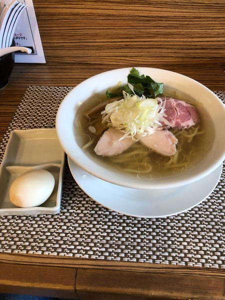 「冷やし塩ラーメン＋味玉」@つけ麺 和の写真