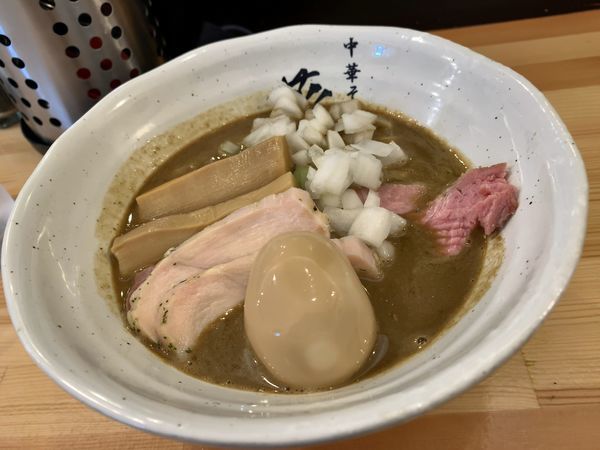 「濃厚煮干しらーめんハードver＋味玉」@濃厚煮干らーめん 川むらの写真