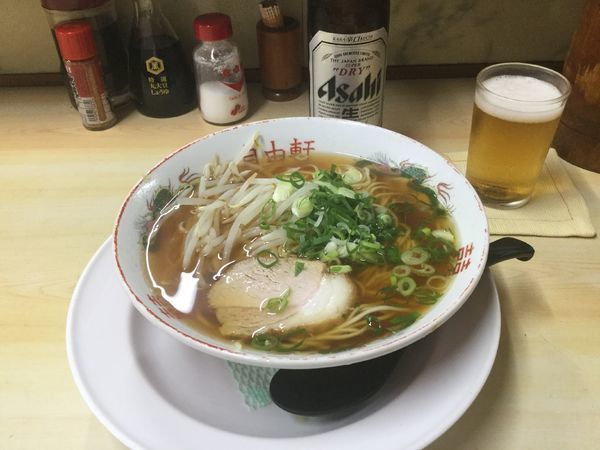 「中華そば+小ビール(¥480+450)」@自由軒の写真