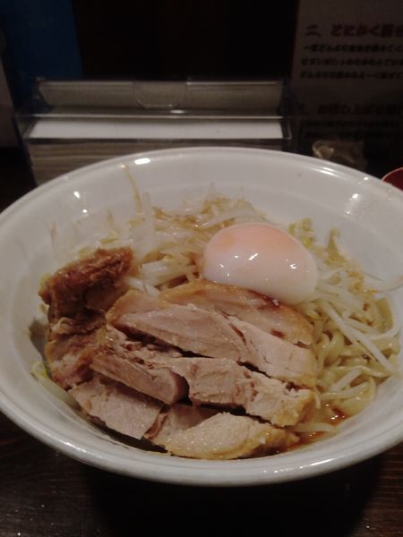 「油そば　醤油」@ちばから 渋谷道玄坂店の写真