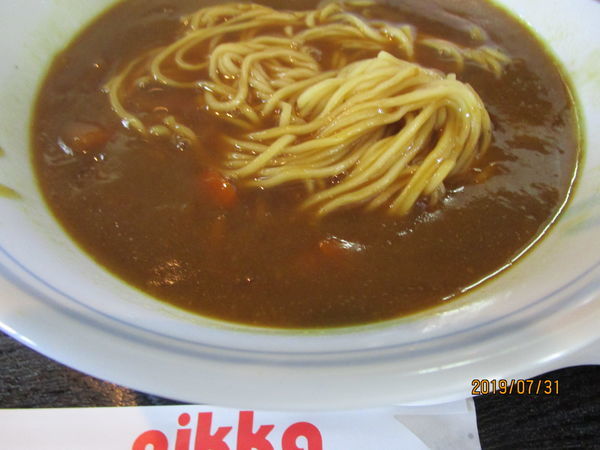 「カレーラーメン」@中華料理 日華の写真