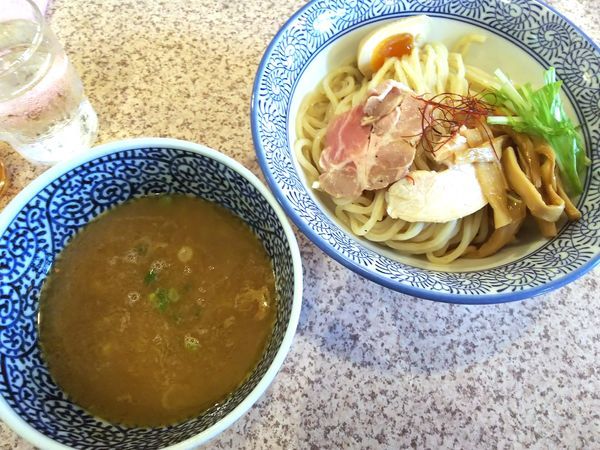 「鯛白湯つけそば　820円」@麺処 かつ善の写真