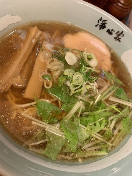 「薄口岩塩そば」@浄心家の写真