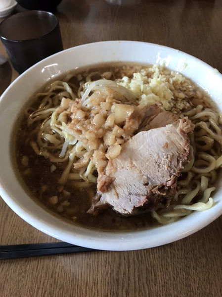 「ラーメン（麺少なめ）」@俺の生きる道 つくば店の写真