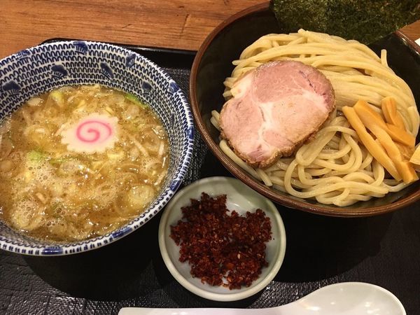 「赤からつけ麺(並)」@舎鈴 クロスガーデン川崎店の写真