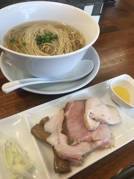 「あご節コンチータ☆改」@塩らーめん 千茶屋の写真