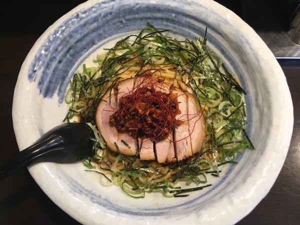 「【限定】旨辛ラー油の油そば」@ラーメンくれはの写真