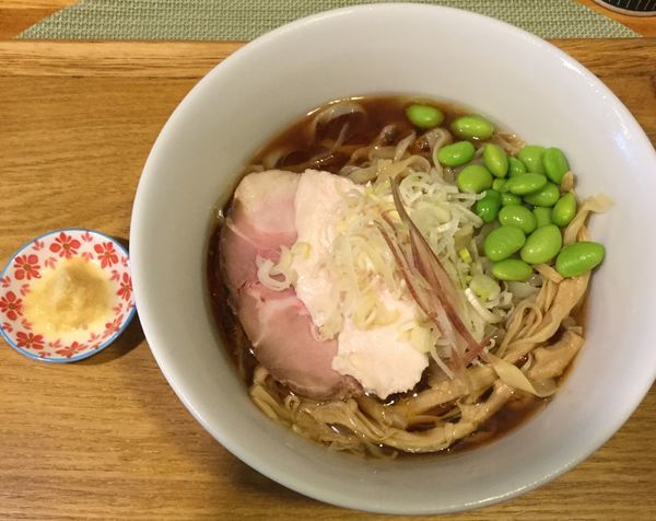 「【限定】冷製中華そば 850円」@中華蕎麦 はざまの写真