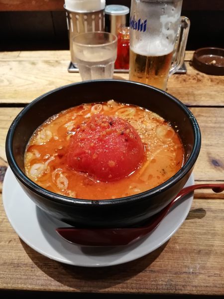「トマト担々麺」@蒼龍唐玉堂 六本木店の写真
