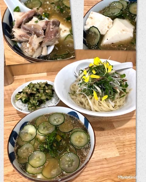 「期間限定・鯵の冷汁そば(青唐辛子ver)¥1000」@中華そば You Leeの写真