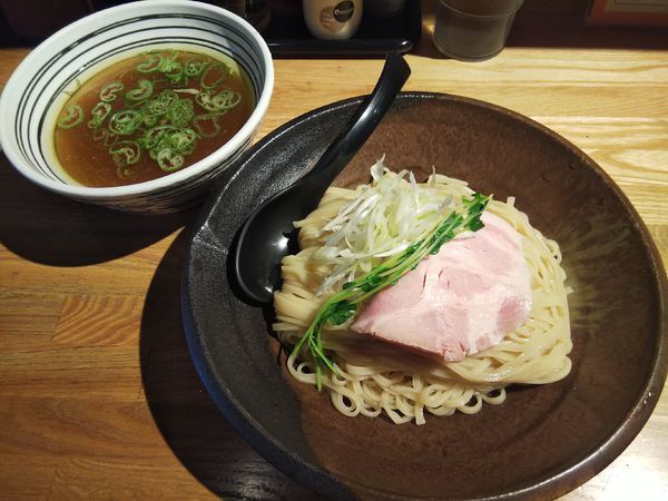 「【限定】あっさり塩つけ麺　（大盛り：サービス券）」@麺肴 ひづきの写真