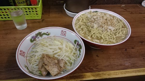 「麺増し大・ネギ(ヤサイアブラカラメ)￥９００」@ラーメン二郎 品川店の写真