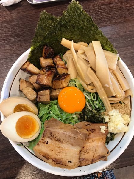 「キミスタDX+無料トッピング メンマ」@麺屋らくだ 岡崎本店の写真