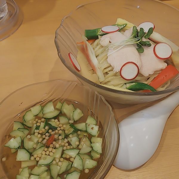 「【期間限定】冷やしつけそば」@中華蕎麦 はるの写真