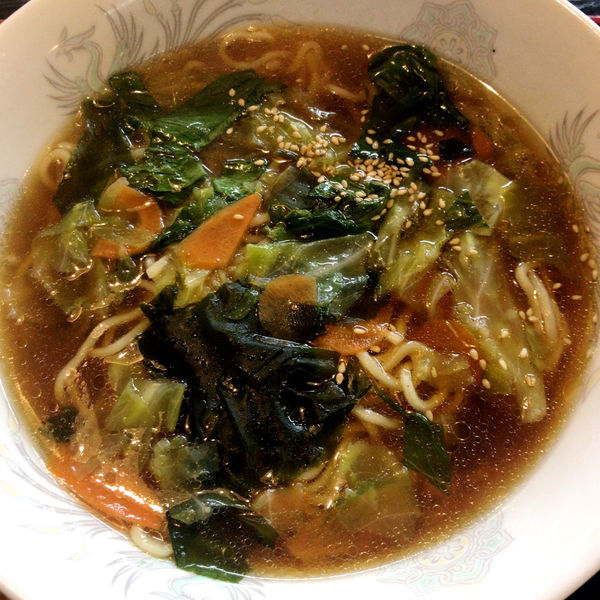 「しょうゆラーメン　560円」@食事処 あづまの写真