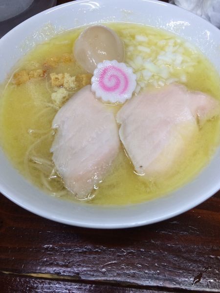 「［限定］鯛の鶏白湯880円 味玉トッピング」@餃子の並商 都賀店の写真