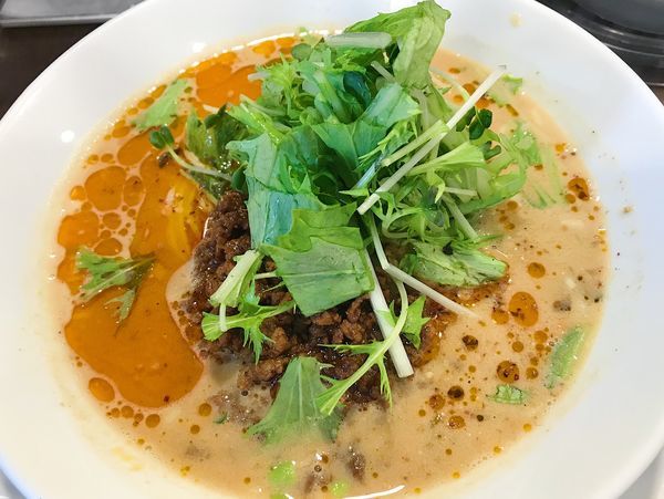 「担々麺 野菜増し」@四川担担麺 阿吽 北浦和店の写真