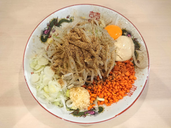 「まぜそば(麺250g)」@鷹の目 蒲田店の写真