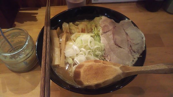 「らーめん+野菜」@ラーメン専門店 にしかわの写真