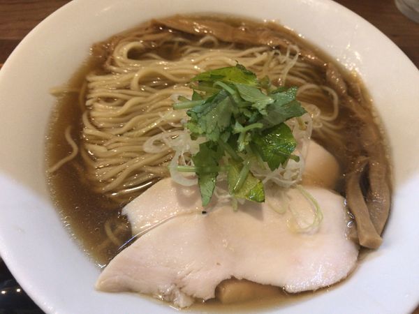 「限定:細麺 冷やし煮干しと貝」@ラーメン 健やかの写真