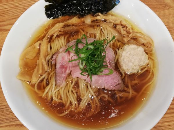 「地鶏 醤油」@自家製麺 純の写真