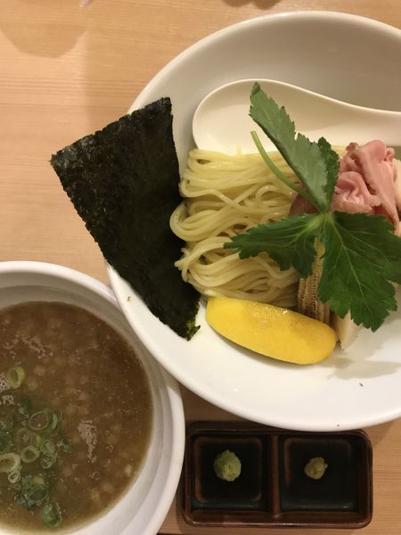 「【期間限定】塩煮干つけSOBA」@銀座 篝 アトレ浦和店の写真