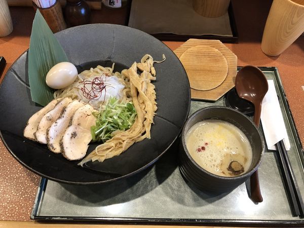 「桜島純鶏つけsoba豪華盛り」@三代目 晴レル屋の写真