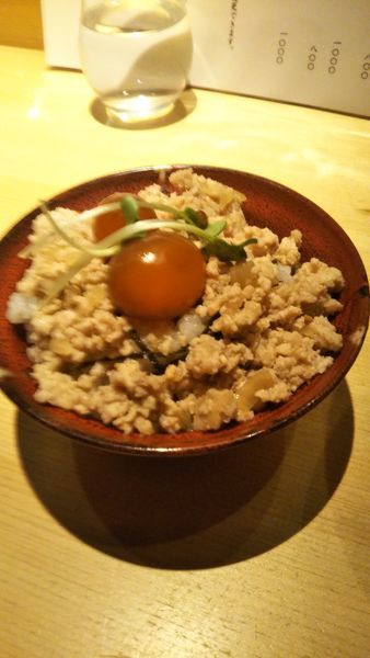 「鳥そぼろご飯」@鶏そば 山もとの写真