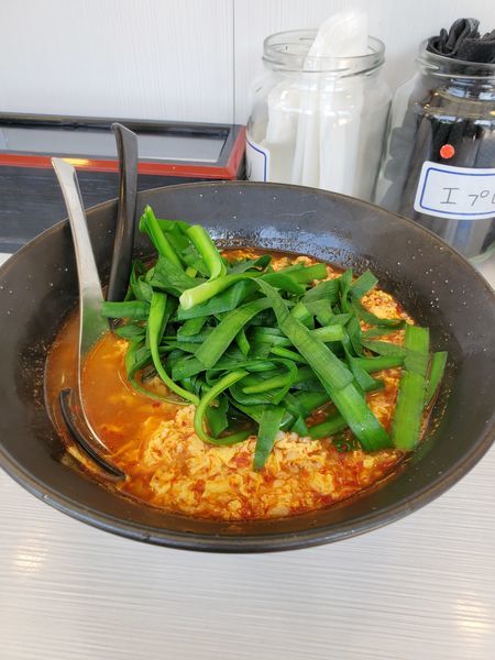 「タンタンメン　ニラ（辛さ普通）」@中山 マグマ タンタンメンの写真