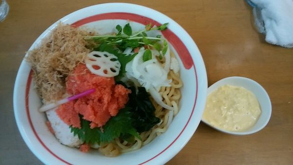 「福岡 稚加榮 (現地にて買い出し)  明太粒子和え蕎麦 B」@MENYA 食い味の道有楽の写真