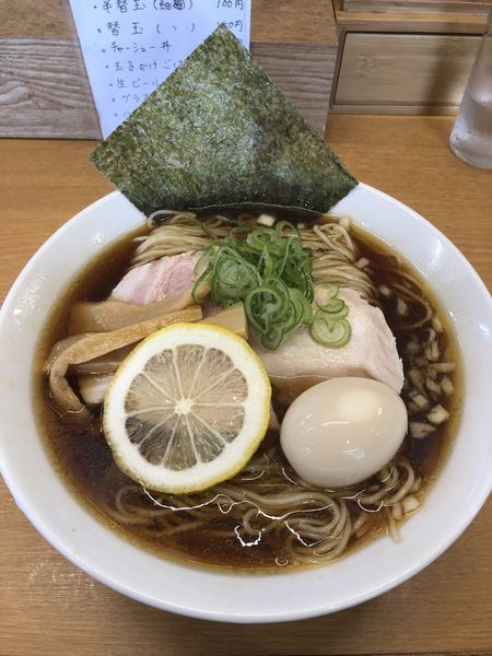 「冷やし煮干しそば」@麺処ろくめいの写真