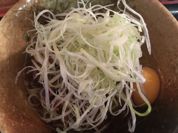 「【期間限定】牛玉そば」@えきめんや 品川店の写真