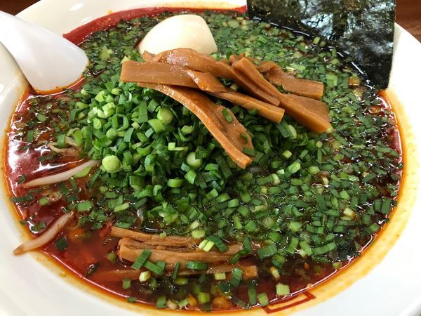 「令和韓国ラーメン」@ラーメン&らーめん 一代元 勝田店の写真