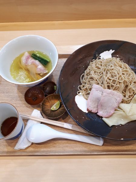 「つけ麺　塩1500円   お出汁割200円」@飯田商店 湯河原本店の写真