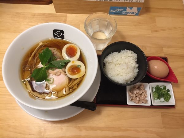 「特製鶏の中華そば＋こだわり卵のTKG」@中華そば 髙野の写真