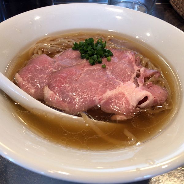「しじみと帆立の冷し蕎麦(たわやか麺)1000円」@さんじの写真