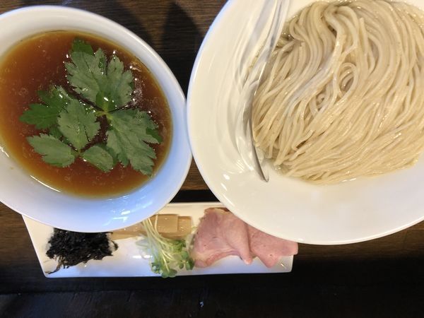 「昆布水鳥醤油つけ麺 200g 650円」@Soupmenの写真