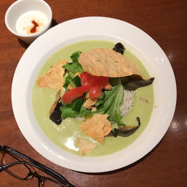 「冷やしカレー(セット)」@SITAARA DINER エキュート品川店の写真