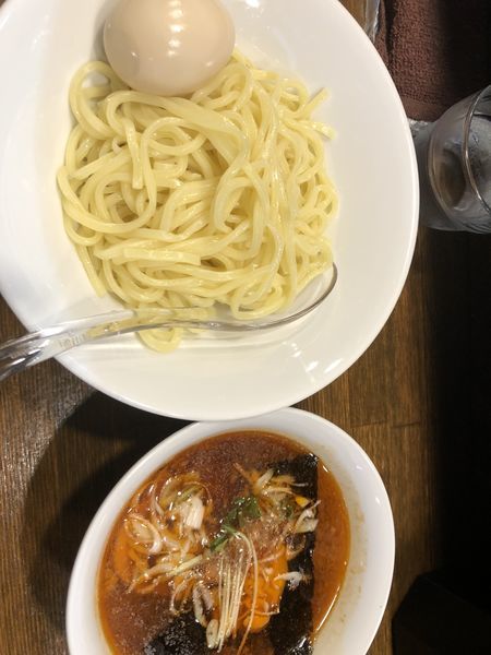 「海老醤油つけ麺 春よ恋小麦麺140g 650円」@Soupmenの写真