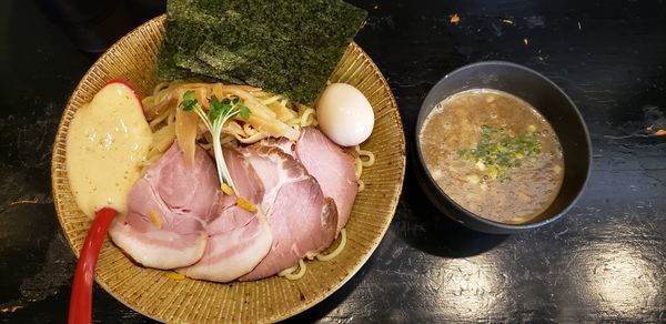 「梅と煮干しつけ麺　特製　大盛」@麺屋 ちょこざいの写真